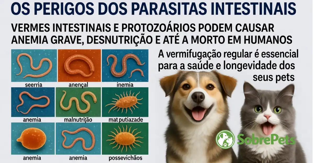 O Inimigo Interno: Por que a Negligência com Vermífugos Pode Ser Fatal para seu Pet